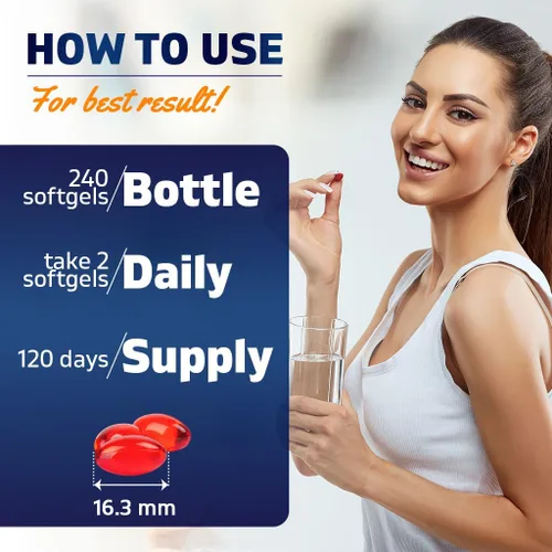 Vista 3 de Vitamatic Luteína 40mg con zeaxantina 10mg, suplemento de apoyo para la salud ocular, 240 cápsulas blandas