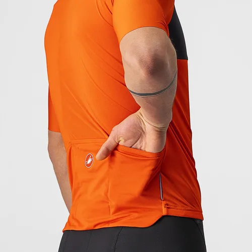 Vista 3 de Castelli Camiseta Prologo 7 para hombre para ciclismo de carretera y grava, talla L, Neutro
