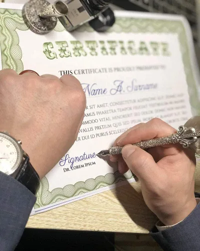 Vista 5 de Juego de plumas antiguas y pluma y tinta vintage para escribir (Turquía)