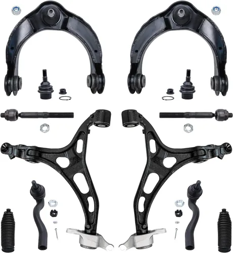 Vista 12 de Detroit Axle - Kit de suspensión frontal de 12 piezas para Volkswagen Jetta Golf Beetle, 2 brazos de control inferiores, 2 rótulas inferiores