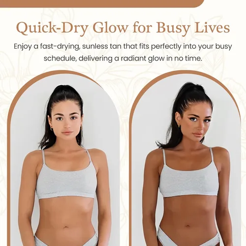 Vista 4 de Coat of Bronze Instant Bronzing Mousse - Brillo natural besado por el sol, fórmula de secado rápido, enriquecida con antioxidantes y aceites