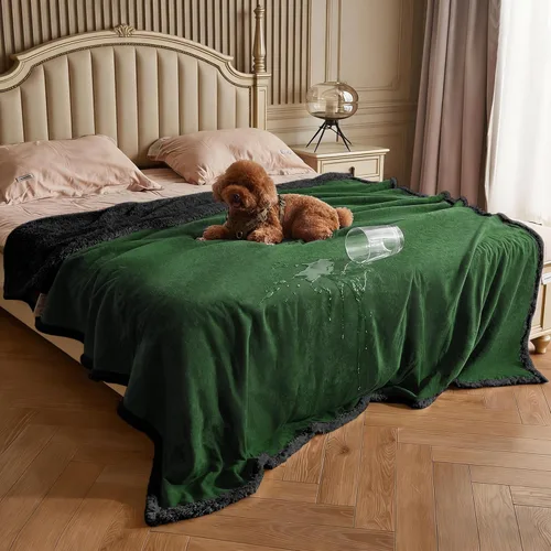 Vista 30 de Kritter Planet - Manta impermeable para perros, reversible, a prueba de agua, para sofá, cama y coche, fundas lavables para sofá para perros