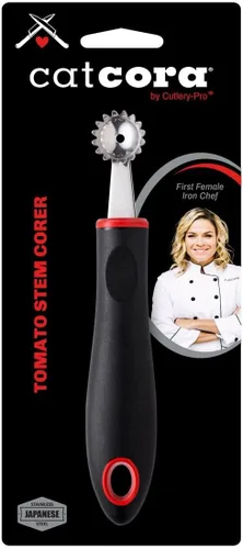 Vista 4 de Cutlery-Pro Descorazonador de Apple, aprobado por Cat Cora, hoja de acero inoxidable japonesa