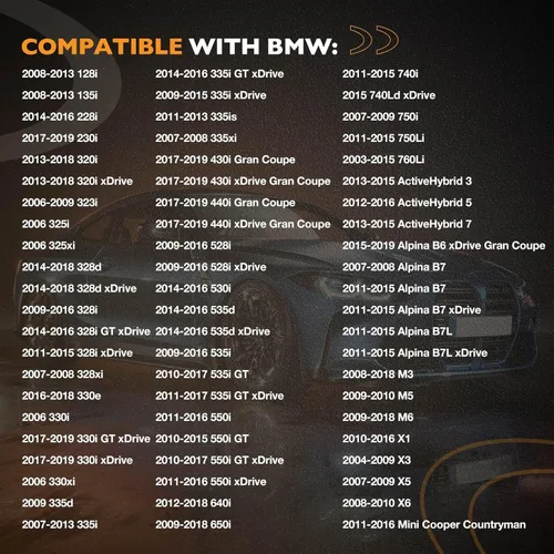 Vista 2 de HQPASFY Actuador de puerta lateral izquierda del lado del conductor con motor de cierre de puerta eléctrica Compatible con BMW E60 E65 E70 E90 E92