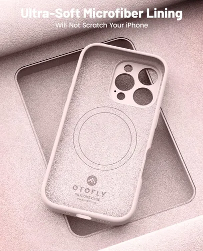 Vista 1637 de OTOFLY Compatible con iPhone 15, funda delgada de silicona a prueba de golpes para iPhone 15 (6.1 pulgadas), (negro)