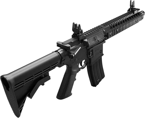 Vista 5 de Crosman CFAR1B Full Auto R1 - Rifle de aire BB alimentado por CO2, color negro