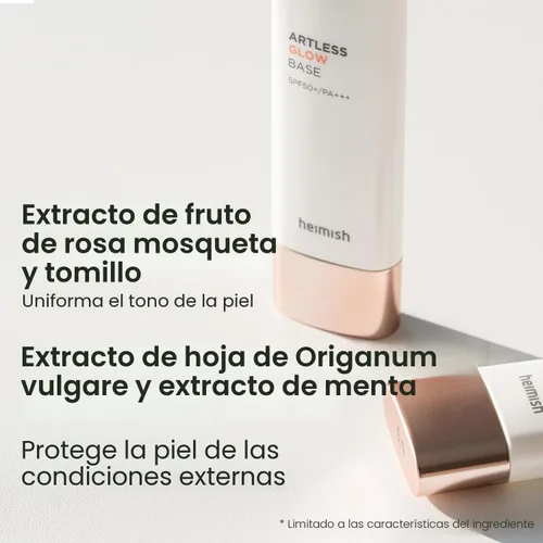 Vista 6 de HEIMISH Artless - Base brillante de 1.35 onzas líquidas, base de maquillaje multiusos, imprimación, iluminador, protector solar tonificador