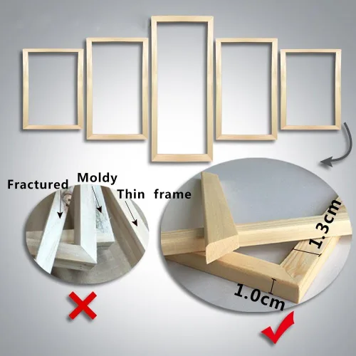 Vista 6 de TUMOVO Jesús Christian - Pintura sobre lienzo de 5 piezas