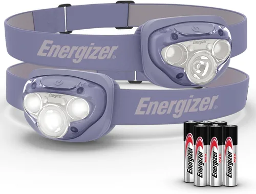 Vista 12 de Energizer Linterna Frontal LED PRO (Paquete de 2), Linternas Frontales Resistentes al Agua IPX4, Luz de Cabeza de Alto Rendimiento para Exteriores