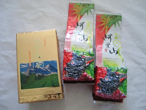 Vista 7 de Bolsa sellada al vacío de 2 x 4 onzas (4.94 oz) de Taiwán Alishan (Montaña Ali-Shan) Spring New Leaf Green Tea - Taiwán High Mountain Grown Tea Té