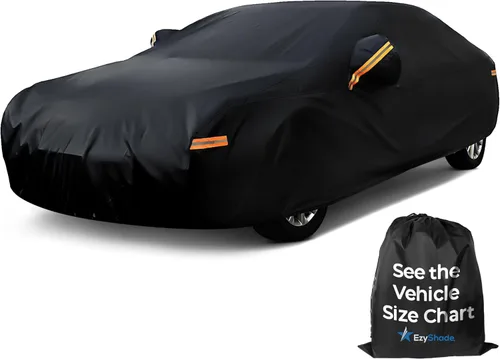 Vista 16 de EzyShade - Funda de 10 capas para auto, sedán y hatchback, impermeable, para todo tipo de clima y exterior, consulta la tabla de tamaños para un