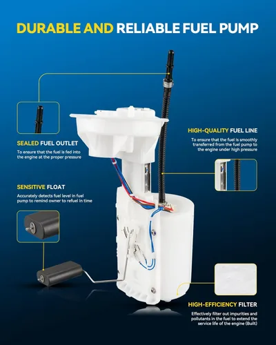 Vista 3 de PHILTOP FG0985 Conjunto de bomba de combustible eléctrica compatible con Mini Cooper 1.6L L4 Hatchback 2002–2004, reemplaza E8594M, 16146766176