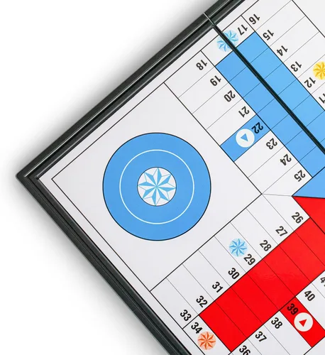 Vista 7 de Ludo - Juego de mesa plegable magnético para viajes, 9.75 pulgadas