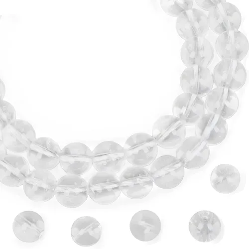 Vista 27 de AD Beads Cuentas de gema natural redondas sueltas de 15" para pulseras, collares, aretes, joyería, manualidades DIY (4mm, turquesa africana)