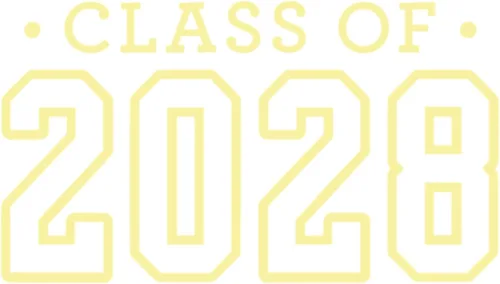 Vista 30 de Class of 2028 Iron On Decal, Senior Class Shirt Patch, Heat Transfer, HTV Graphic Tshirt Sticker, DIY Crafts, Pick Size Color, Iron-On Almost Black