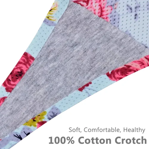 Vista 4 de voenxe - Paquete de 5 - 10tangas sin costuras para mujer, ropa interior discreta