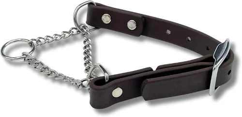 Vista 11 de Collar de Martingala para Perros, Biothane, Hardware de Acero Inoxidable, Sin Tirones, Fabricado en Estados Unidos, Grado Profesional, XXS, Negro