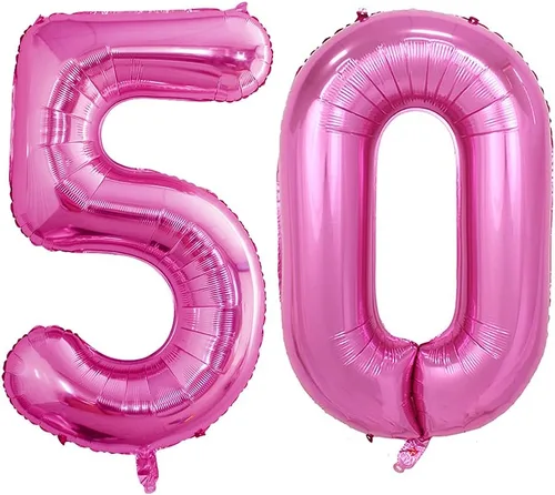 Vista 310 de GOER Globos con el número 80 para decoraciones de fiesta de cumpleaños número 80, globos de helio de aluminio jumbo de 42 pulgadas para 80 Oro rosa