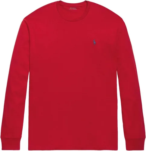 Vista 32 de POLO RALPH LAUREN Camiseta de manga larga de ajuste clásico suave al tacto para hombre (Soft Touch) Marina francesa