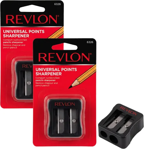 Vista 9 de Revlon Universal Points Makeup Sharpener, Black, 1 Count