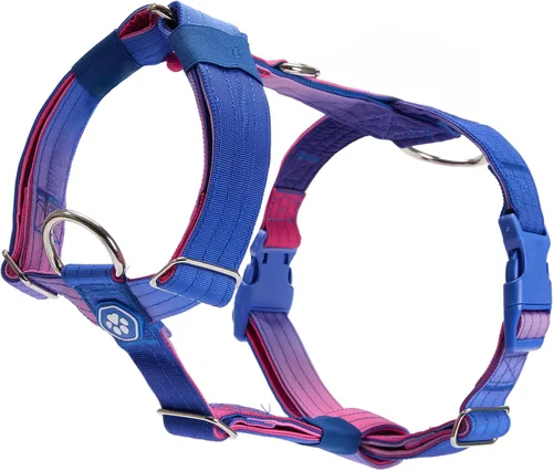 Vista 10 de Spark Paws Arnés para perro sin tirones con asa para perros grandes, arnés resistente para razas grandes y fuertes, ajustable, diseño halter