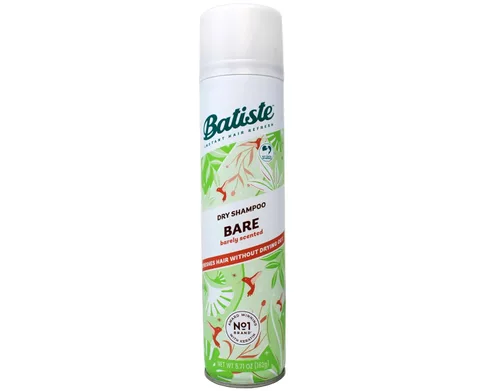 Batiste Champú seco, fragancia desnuda, refresca el cabello y absorbe el aceite entre lavados, champú sin agua para mayor textura y cuerpo del