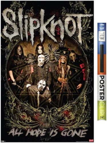 Vista 13 de Trends International Slipknot - Póster de pared de Hope Is Gone, 14.725 x 22.375 pulgadas, versión enmarcada de madera de granero
