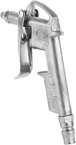 Vista 3 de Pistola con boquilla de aire comprimido con boquilla de presión, pistola compresora de aire resistente y resistente para limpiar el polvo