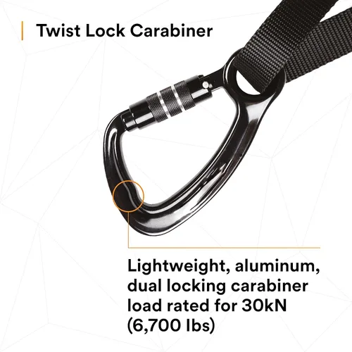 Vista 6 de 3M DBI-SALA - Protección contra caídas para herramientas, 1500133, cubo seguro de lona para control de derrames con 6 puntos de conexión de anillo