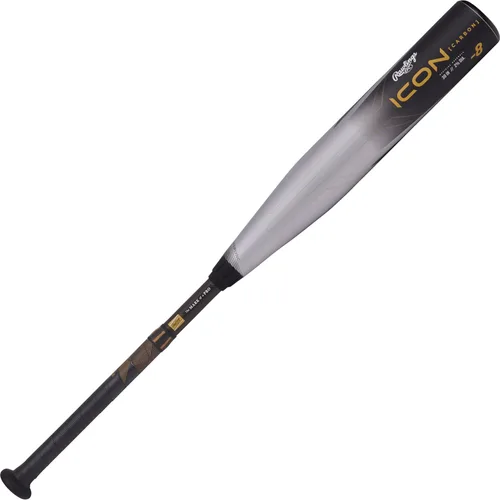 Vista 2 de Rawlings 2024 Bate de béisbol ICON Estados Unidos caída -12 -10 -8 Barril de 2 58 pulgadas 2 piezas compuesto