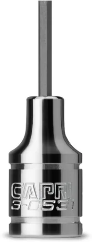 Capri Tools 3-0531 2 mm Llave allen hexagonal, 1/4-pulgada de unidad, métrica