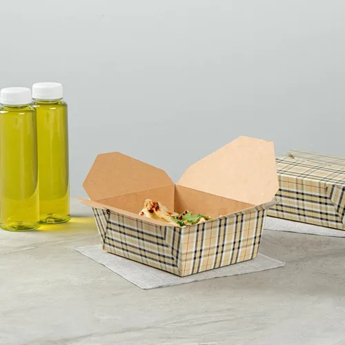 Vista 334 de Restaurantware Bio Tek - Cajas para llevar de 30 onzas, 200 loncheras para llevar, cierre de tabulación, resistentes al calor, desechables, de papel