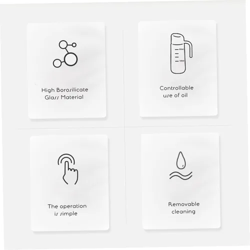 Vista 2 de KICHOUSE Cafetera de vidrio resistente al calor 50.7 fl oz Filtro de café de té de cerveza fría fácil de usar