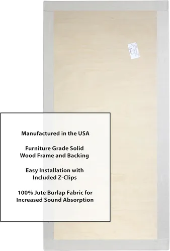 Vista 5 de ATS panel acústico de 24 x 48 x 2 pulgadas, Ivory