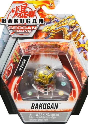 Bakugan, Diamond Viloch, figura de acción coleccionable de Geogan Rising de 2 pulgadas de alto y tarjeta intercambiable