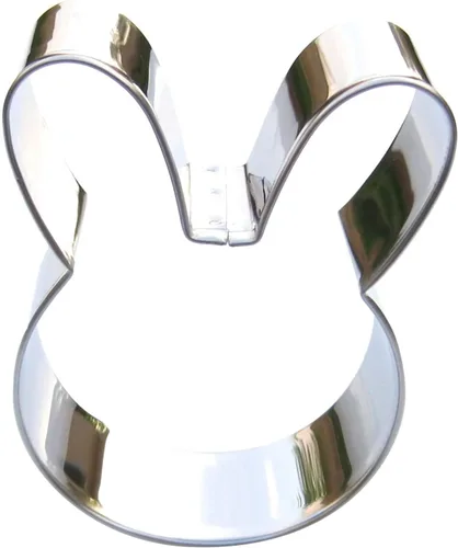 Vista 5 de Cortador de galletas Head Rabbit de acero inoxidable afilado y seguro, ideal para sándwiches, panqueques, frutas y manualidades, suministros
