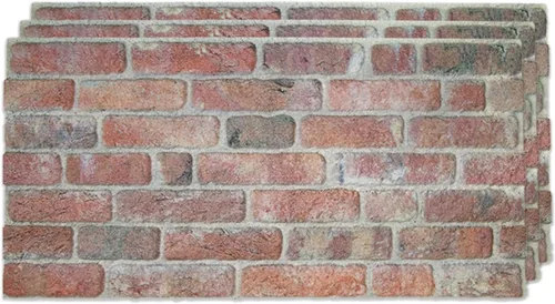 IZODEKOR Paneles de pared 3D efecto ladrillo - Revestimiento, aspecto de piedra, revestimiento de poliestireno expandido para sala de estar, cocina,