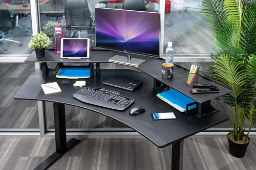 Vista 5 de Stand Up Desk Store Soporte de monitor de altura ajustable (120°)