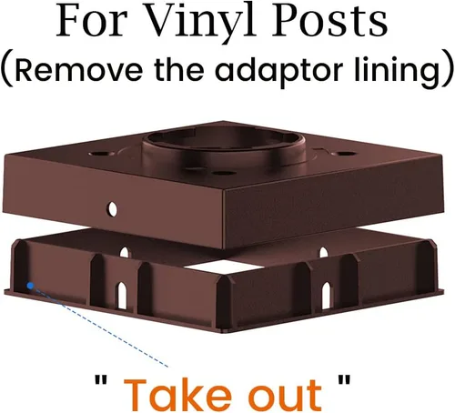 Vista 13 de Siedinlar Luces solares para postes al aire libre, 2 modos de color, 8 LED para postes de 4 x 4, 5 x 5, 6 x 6, decoración de patio, blanco cálido