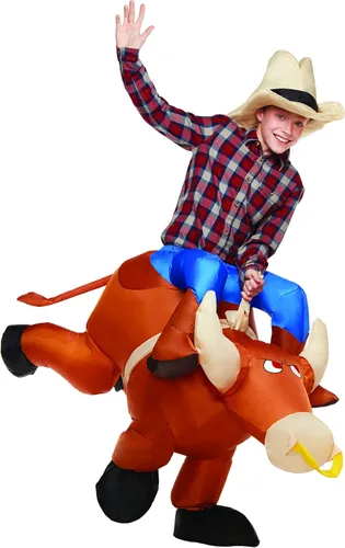 Spirit Halloween Disfraz de toro inflable para niños