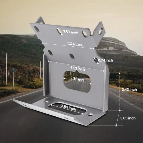 Vista 5 de maXpeedingrods Placa de montaje de cabrestante para Honda Foreman Rubicon Rancher TRX500 TRX420 TRX520 2014-2024