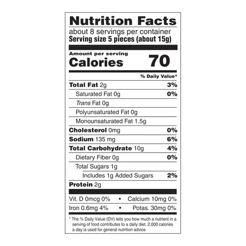 Vista 2 de La Panzanella Bruschetta Ajo Parmesano 4.23 oz (Paquete de 12)