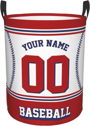 Vista 9 de Cesta de lavandería personalizada de Arizona, cesta de lavandería personalizada con nombre y número, cesta de almacenamiento plegable