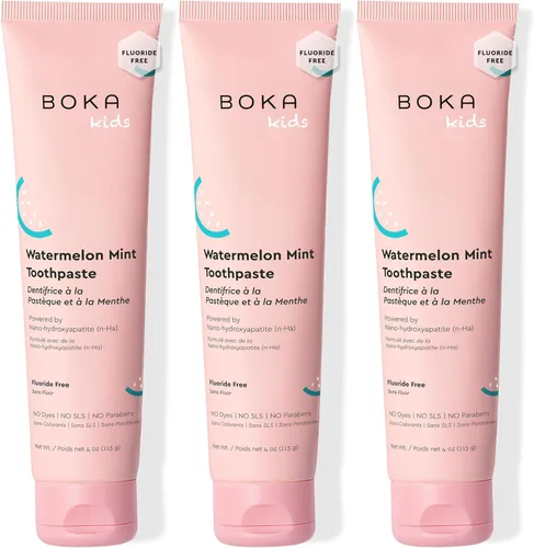 Vista 19 de Boka Pasta de dientes sin flúor Nano Hydroxiapatite Pasta de dientes - Sabor a crema de naranja, 4 onzas, 1 paquete fabricado en EE. UU