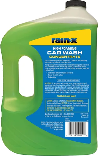 Vista 2 de Rain-X 620191 Lavado de autos – 100 fl oz. Fórmula concentrada de alta espuma para una mayor acción de limpieza, levanta de forma segura