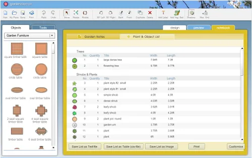 Vista 7 de Garden Planner [Download]