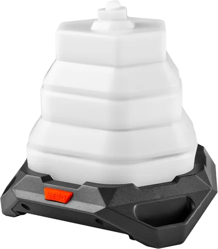 NEBO Galileo - Linterna plegable de aire, 6 modos de luz, duradera, potente linterna con gancho para colgar para acampar y uso al aire libre, 500