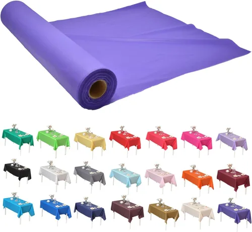 Vista 15 de Craft And Party, Rollo de plástico para cubierta de mesa color verde manzana, 40 pulgadas x 100 pies, rollo de plástico resistente para cubierta