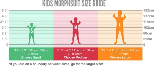 Vista 7 de Morphsuits - Disfraz infantil de cuadros blancos y negros para niños