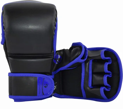Vista 7 de PFG - Guantes de boxeo para artes marciales, artes marciales, muay tailandés, entrenamiento de boxeo Rojo